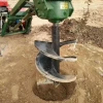农用植树挖坑机立柱打孔钻头园林绿化后置式挖坑机