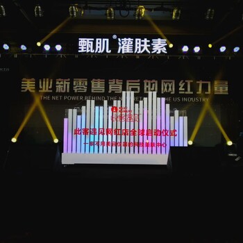 东莞开业典礼启动升台发布会多主米诺仪式启动画轴