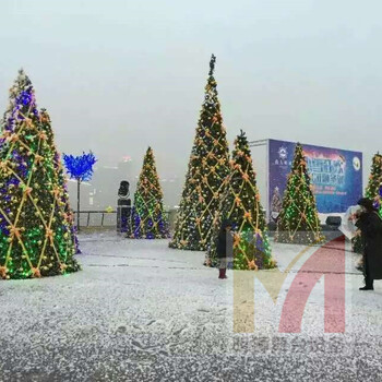 明狮提供广州雪花机商业广场人气雪花机圣诞狂欢雪花机