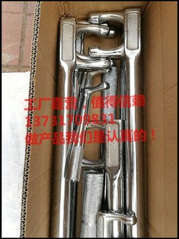 上海防滑镀铬F扳手，不锈钢防滑F扳手，2DF-800mm现货