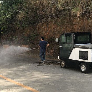 遂寧環(huán)保設(shè)備廠家小型電動(dòng)四輪噴霧車太空虎多功能灑水車道路沖洗車
