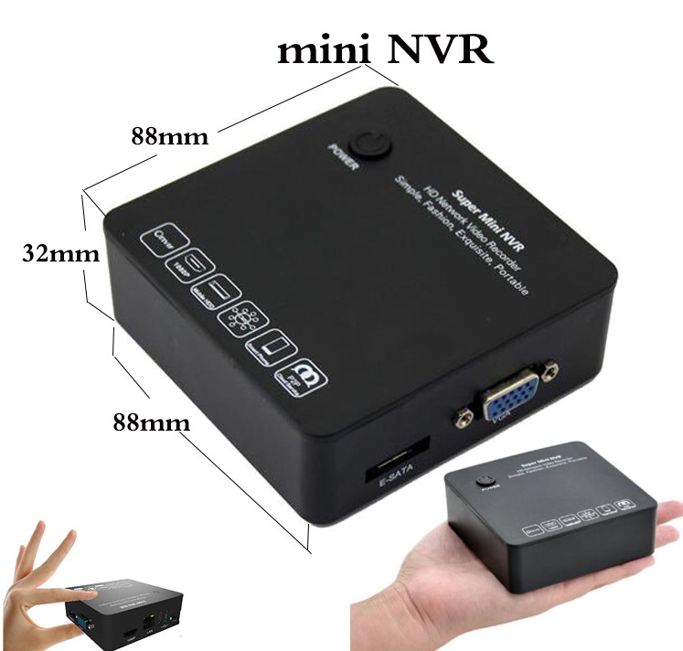 4或8路超微型网络硬盘录像机NVR