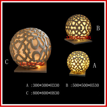 砂岩景观透光灯饰_别墅小区柱头灯_户外照明灯砂岩_仿砂岩园林灯