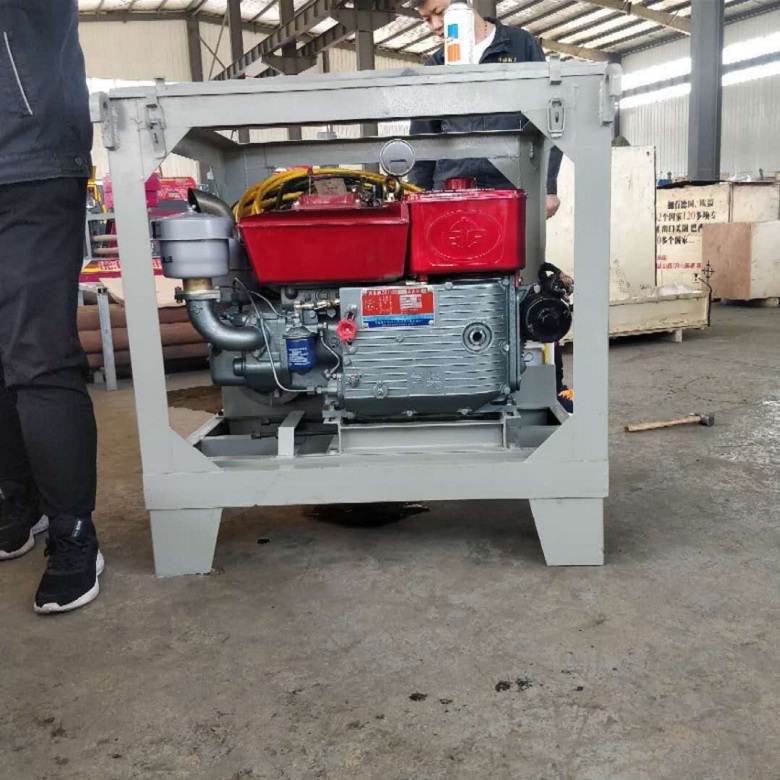 小型柴油動力石頭劈裂機