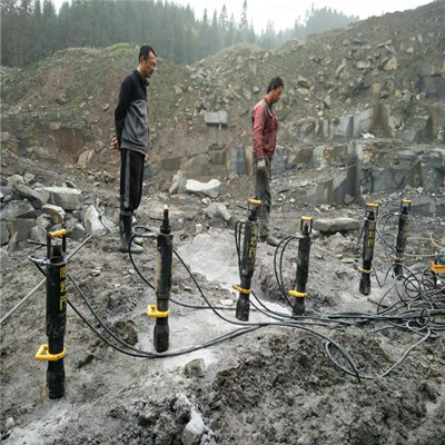 安徽竖井孔桩开挖劈裂机采石厂家