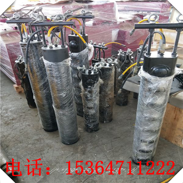 貴州黔南炮錘破石頭產(chǎn)量低怎么辦用什么機器劈裂機圖片