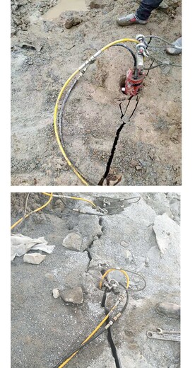 安徽宿州矿山开采石灰石静态开采设备
