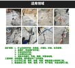 江苏苏州挖坑基破石头新型破石机