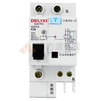 德力西（DELIXI）小型漏电断路器（新）DZ47SLEC型1P16~63A