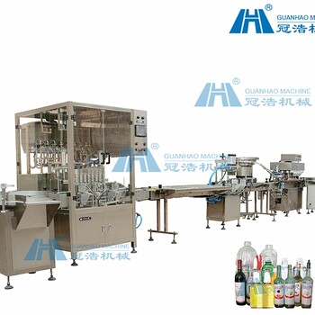 8头液位自动灌装机（压盖、旋盖生产线）