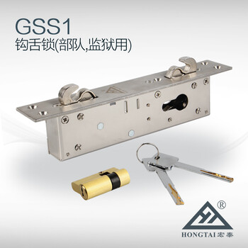 宏泰电子平移门钩舌锁GSS1电子锁智能锁锁监狱锁安防锁