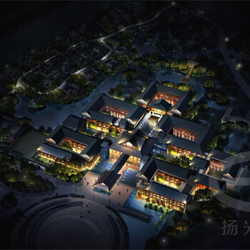 云浮禪泉酒店夜景照明設(shè)計