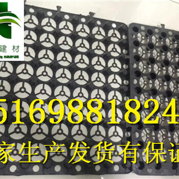 浙江嘉兴H20高车库绿化排水板铺设方法