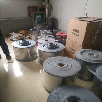 商場(chǎng)空調(diào)隔斷簾磁性自吸透明門簾自吸PVC軟門簾