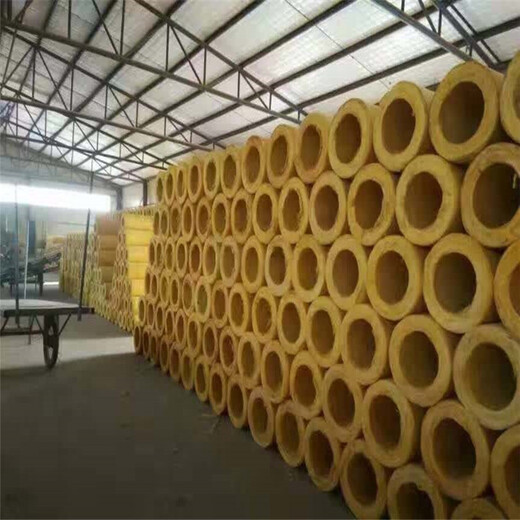 胜城玻璃棉空心管,温州玻璃棉管厂家
