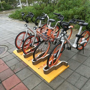 研发共享自行车停车架的厂家