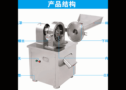 全自动不锈钢大产量水冷式辣椒粉碎机厂家