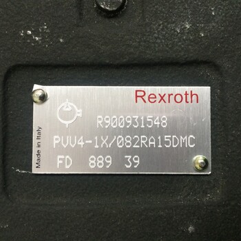 PVV4-1X/082RA15DMC力士乐REXROTH