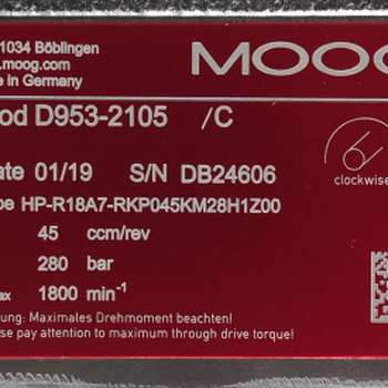 D953-2105穆格MOOG液壓泵
