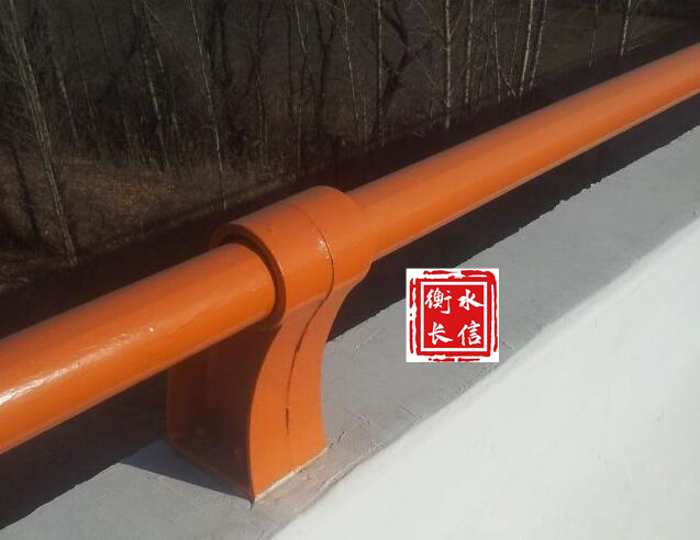 威海铸钢防撞护栏支架厂家安装图