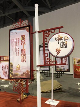 5月兰州灯杆道旗，路边广告牌，铝合金道旗架排行