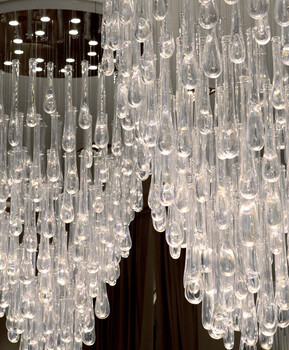 润林泉设计定制现代全铜吊灯‘水晶灯、法式灯