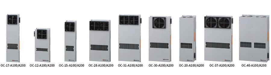 日本欧姆电机热OHM冷却器热交换器OCA-H350BCD-A200