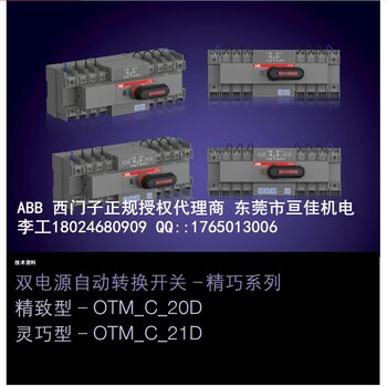 ABB双电源转换开关2P现货OTM32F2C20D220C