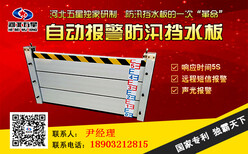 车库挡水板&地铁挡水板价格F5水位警戒线可报警挡水板图片2