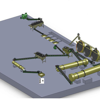 年产5000吨猪粪有机肥生产线设备组成说明