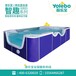 天津婴幼儿游泳池钢构亲子游乐宝设备厂家供婴儿浴缸加热设备