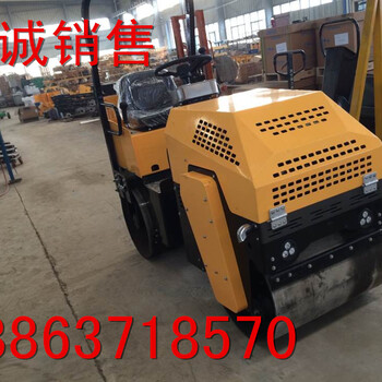 河南周口1噸雙鋼輪壓路機(jī)全液壓1噸駕駛式壓路機(jī)液壓行走