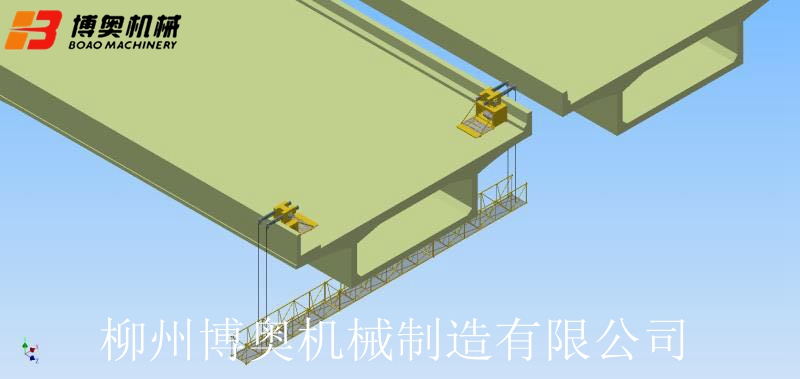 厂家16米吊篮式桥检车