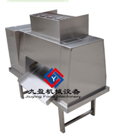 广州九盈机械50公分入料口鲜肉分割机，怎样无刀化鲜肉分割？JYR-500T