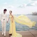 杭州圣摄影春天外景湘湖地点个性唯美90后全外景婚纱照