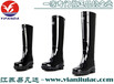 防汛雨靴,中筒高筒PVC塑胶雨鞋,耐油耐酸碱水鞋