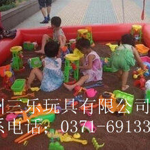 资阳充气玩具儿童乐园广场、小区公园组合彩色沙滩池子捞鱼池子图片