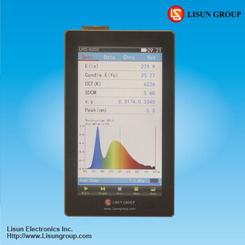 LMS-6000手持式彩色光谱照度仪
