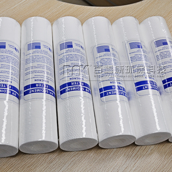 供應(yīng)10寸針刺PP棉濾芯100克/120克凈水器濾芯純水機前置濾芯通用濾芯廠家