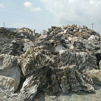 河南園林假山制作廠家園林石廠家灰黑色石頭價(jià)格
