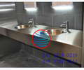 重庆不锈钢小便槽池洗漱台盆厂家订做安装