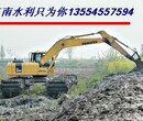 广东省水陆挖掘机出租清淤挖掘机出租图片