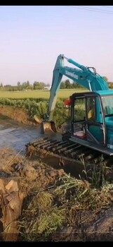 水库淤泥治理湿地挖掘机出租