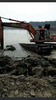 虎門萬江附近水陸兩用挖掘機出租熱門機械