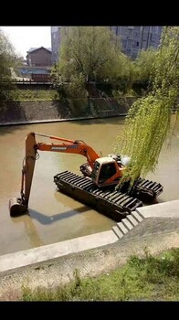 東升黃圃周邊船挖出租水上挖機(jī)租賃河道疏浚