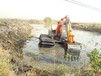 泉州厦门附近水上除草清淤挖机出租支持