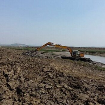 福州平潭附近水陆挖机出租河道清淤