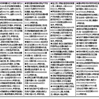 金水区大河报广告中心登报遗失声明公告办理电话