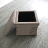 百佳貝迪帶箱矮凳創意沙發凳實木布藝沙發凳客廳家用沙發凳