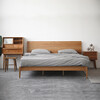 北欧实木床1.5米1.8米双人床中式实木光阴樱桃木原木现代简约日式床